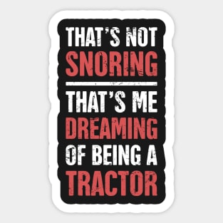 Funny Farmer Tractor Quote Sticker